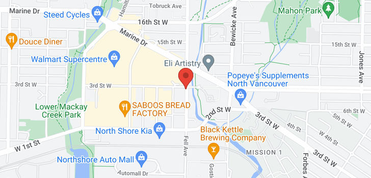 map of 408 733 W 3RD STREET